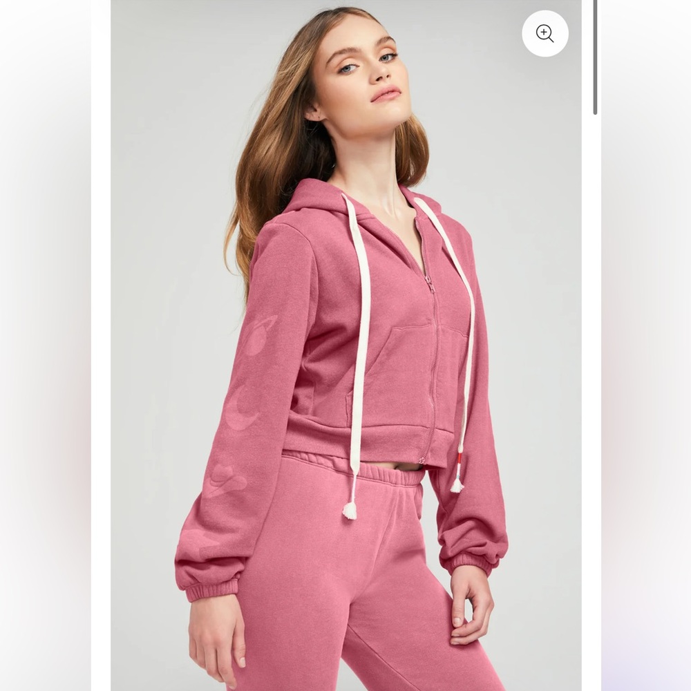 NWT RARE Wildfox Lucky Charms 2pc Set - Knox Pants + Zip Up Hoodie - both M